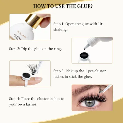 SWEET LASH Strong Hold Semi Permanent Low Humidity DIY Mini Eyelash Extension Glue