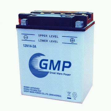 Flooded Motorcycle Battery (12N14-3A)