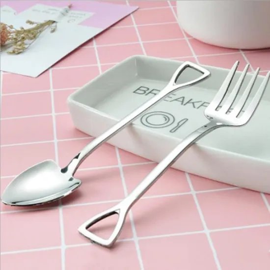 Creative 304 Stainless Steel Cutlery Shovel Coffee Spoon