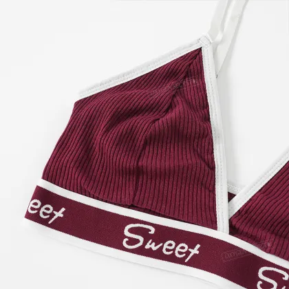 OXYGEN SECRET Wire-Free Bralette and Thong Set