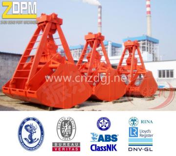 Four cable clamshell grapple Bucket