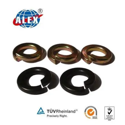 rail spring washer for railway fasteners, Customized DIN127 rail spring washer, rail spring washer Zinc plated +8651283639015