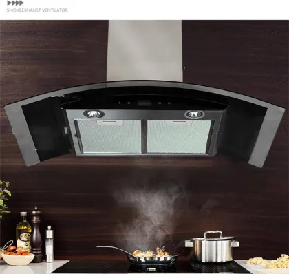 Chinese Home Appliances Range Hood Kitchen Room Island Cooker Hood Extractor