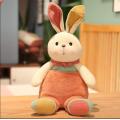 Color matching stuffed rabbit plush toy