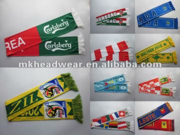 100% polyester printed football scarf