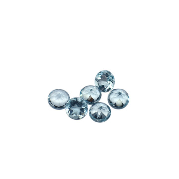 Natural Aquamarine Round Loose Gemstones Wholesale