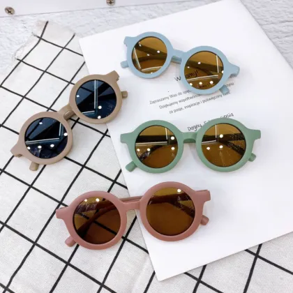 ZHIHENG 2022 Kids Sunglasses - Round Shades for Toddlers