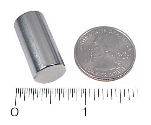 N52 Kuat kuat silinder magnet Neodymium