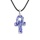 Sodalite Handmade Craved Ankh Pendant (20x30mm) Keychain