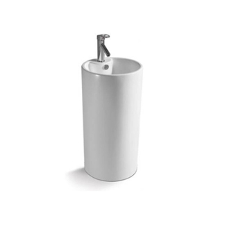 Chaozhou Factory Floor Standing Pedestal Sink Hand Wash Lavatory Basin at Good Prices