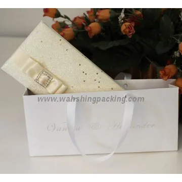 Western style wedding invitation card