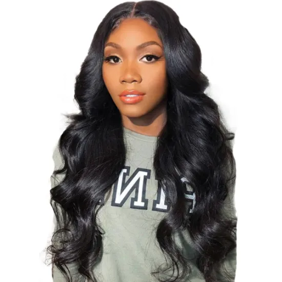 Wholesale 360 lace wig brazilian virgin human hair wig grade 8a 10a straight wig for black women