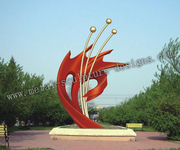 Outdoor Stainless steel sculpture