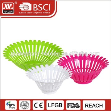 China biggest factory plastic strainer kitchen fruit basket