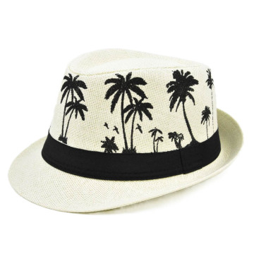 Outdoor Sun Protection: Panama Men's Straw Fedoras and Palm Leaf Hats
