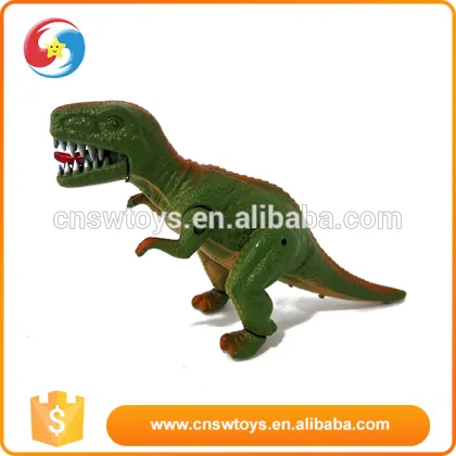 High quality cheap simulation plastic B/O wholesale dinosaur toys
