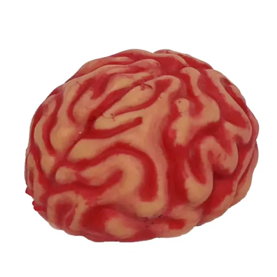 Red Brain Stress Relief Splat Balls: Novelty & Gag Toys for All Ages