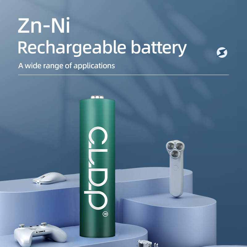 CLDP 1.6V 500mWh Ni-Zn AAA rechargeable battery