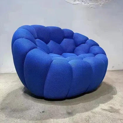 Comfy Lazy Armchair: Single Seater Lounge Sofa for Living Room and Bedroom