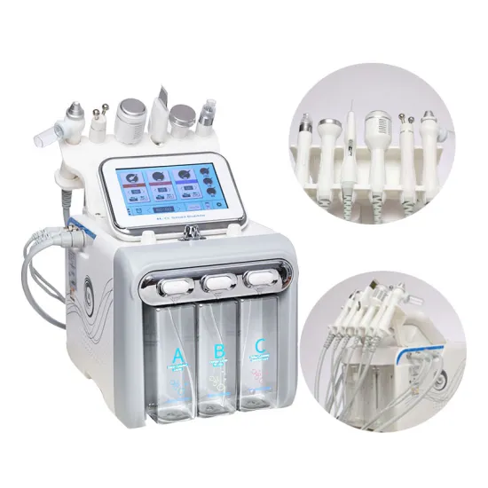 6-in-1 Microcurrent Face Lifting & Oxygen Facial Machine for Skin Clean Beauty