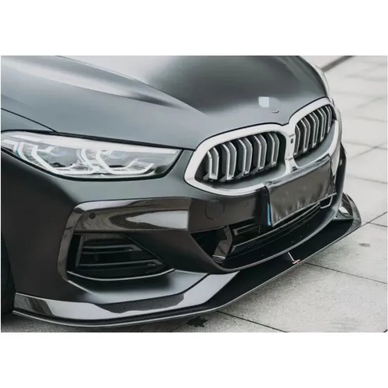 BMW 8 Series G14 G15 Gloss Black Body Kit with Front Lip, Rear Diffuser, and Side Skirts 2019-2022
