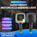 Motorcycle Custom Two-color Square Turn Signal Light