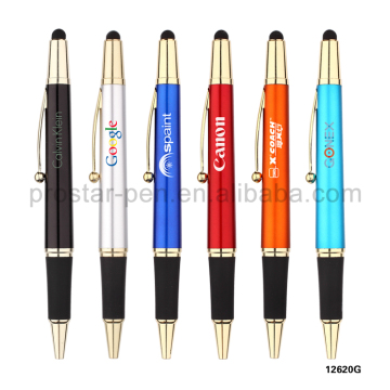 2015 top quality new design twist metal high sensitive stylus pen