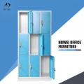 Nine door school office metal dressing cabinet