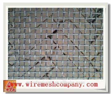 4x4mesh ss304 crimped wire mesh factory/ stainless steel crimped wire mesh