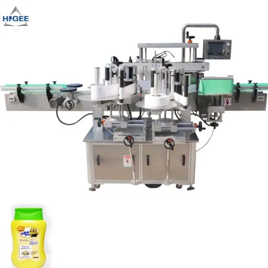 Higee Square Bottle Labeling Machine with Two-Side Labeling