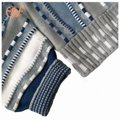 Jacquard Stylish Cotton Couture Jumpers Sweater