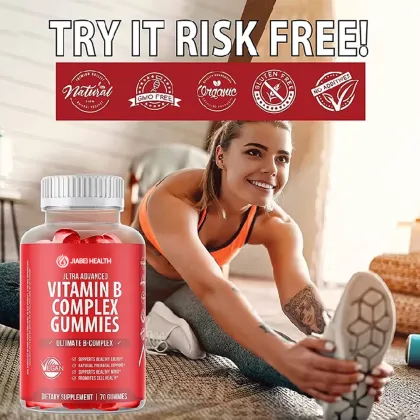 Strawberry Flavored Vitamin B Complex Gummies