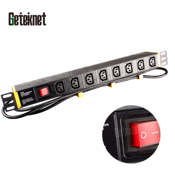 OEM IEC C19 1U 19\" 8-Way Socket Rack PDU