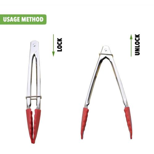 Mini  BBQ salad grilling cooking tongs