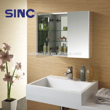 New design Mirror Cabinet Aluminum bathroom Mirror Cabinet