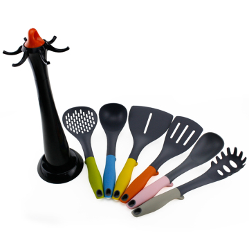 Nylon kitchen tools with holder set