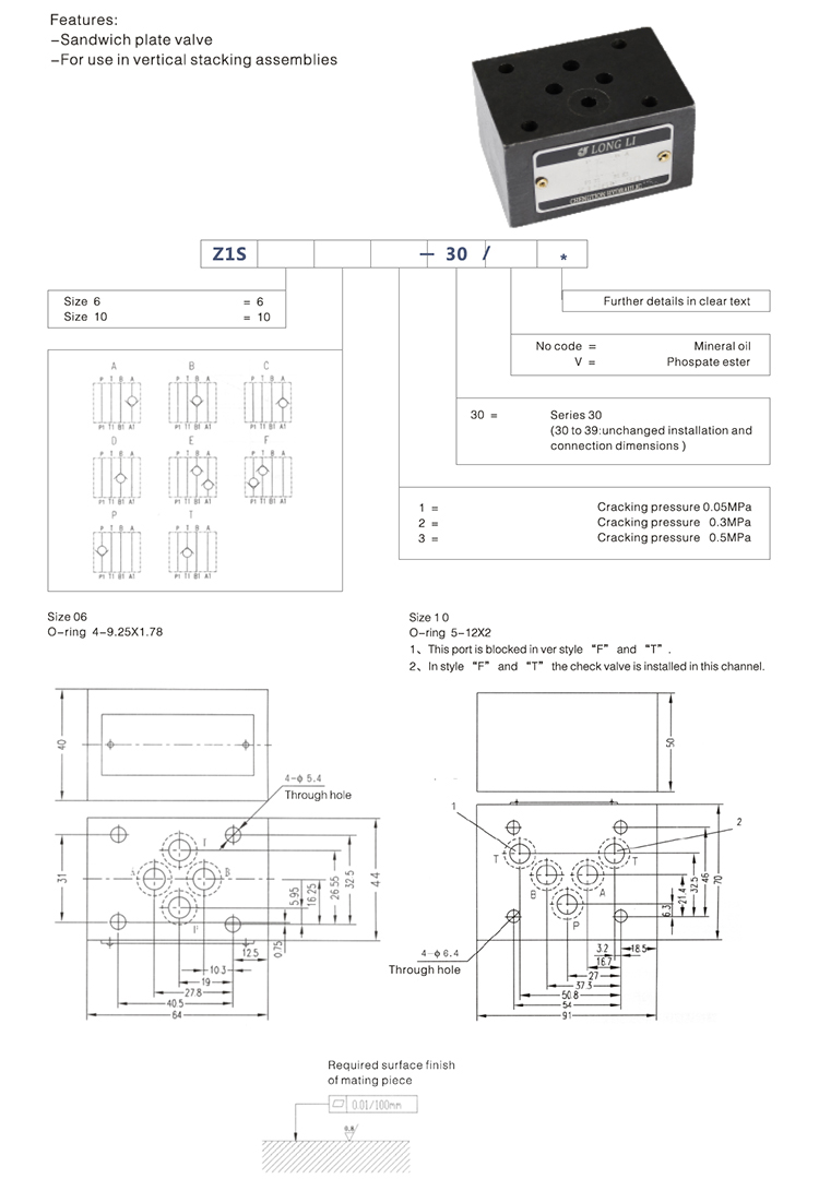 Hydraulic Pressure High Performance Fluid Check Valve