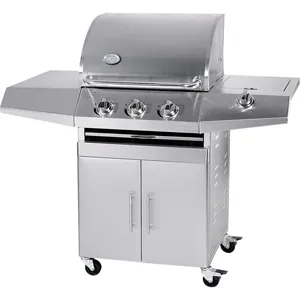 Stainless BBQ with 3 Burners (WSH-BA02)