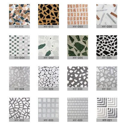 Artificial Stone Terrazzo Ceramic Tiles for Living Room Flooring