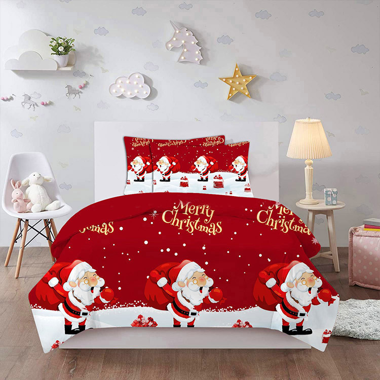 Christmas Santa Baby Duvet Cover Bedding Sets: Complete Comforter and Pillowcase Collections