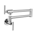 Chrome Shining Wall Folding Kitchen Pot Filler Faucet