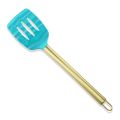 10pcs banhado a ouro alça cozinhar utensílios de silicone definido