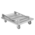 Kitchen trolley with four wheels