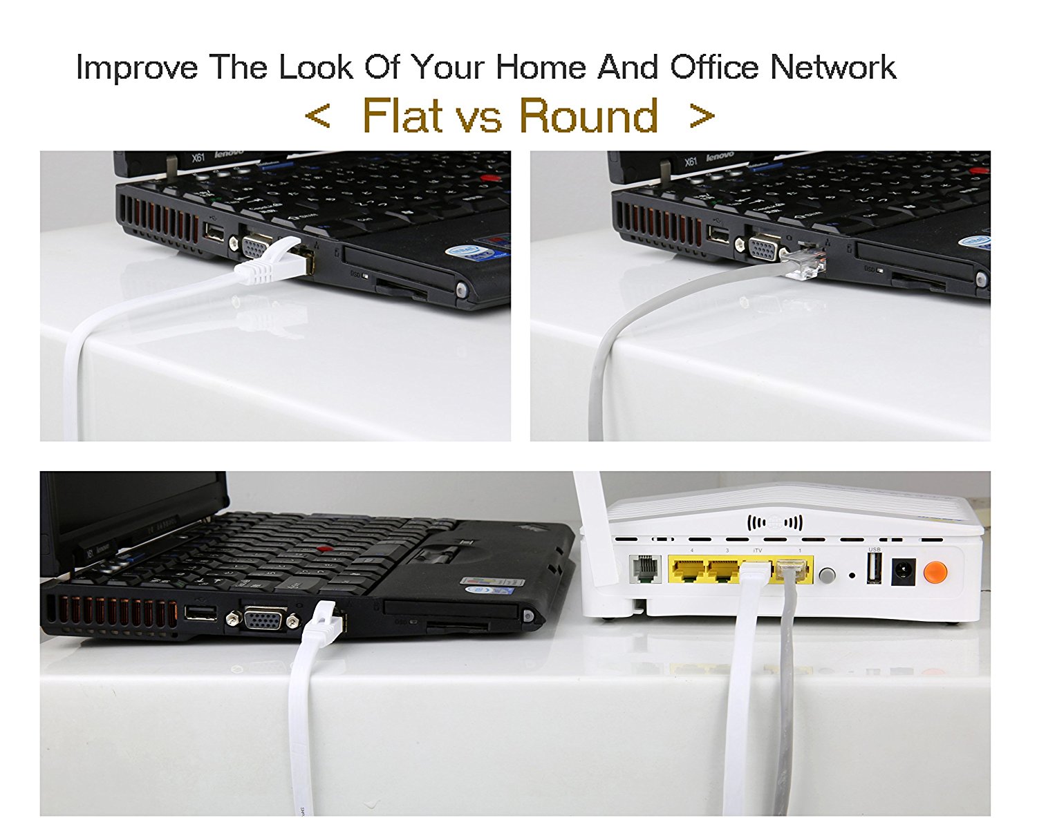 CAT7 Flat Patch Cable (5)