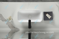 Modern Ceramic Bathroom Sink Basin: Small Rectangular Counter Top Artistic Sanitary Ware