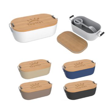 2024 New Design Takeaway Salad Box with Bamboo Lid