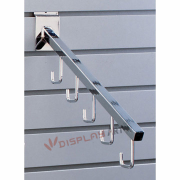 Supermarket display hanging pegboard hook
