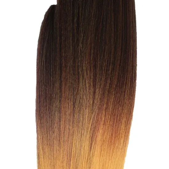 New Arrival wholesale 3T Ombre color Hair Weave With Free Closure hair extension