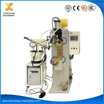 Automatic Projection Welding Machine with Nut Feeder