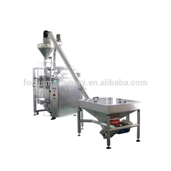 screw auger coveyor was applied for the packaging system for powder food industry